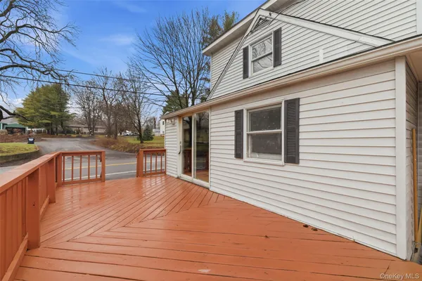 a view of a house with roof deck