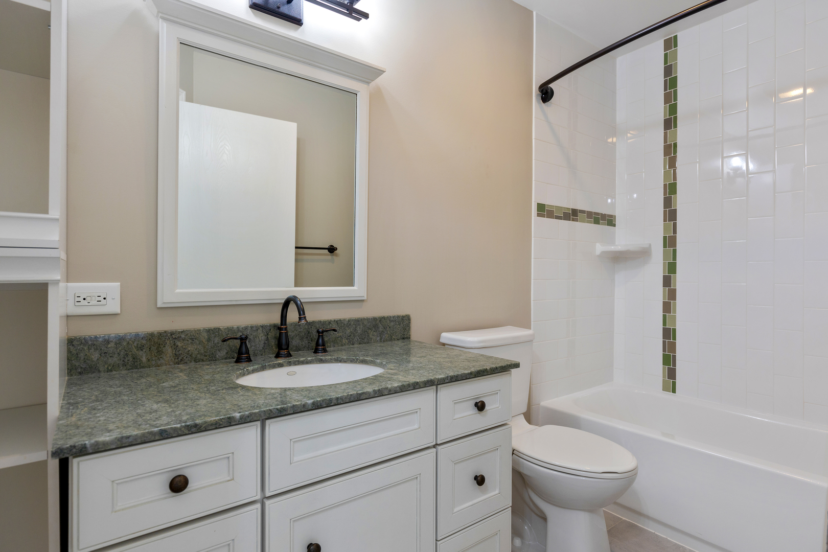 1032 Willow Bay Elgin, IL 60123 - Photo 15 of 27 a bathroom with a granite countertop sink toilet and shower