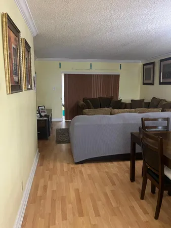 a bedroom with a bed and furniture