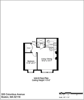 $689,500 | 555 Columbus Avenue, Unit 6, Boston, MA 02118