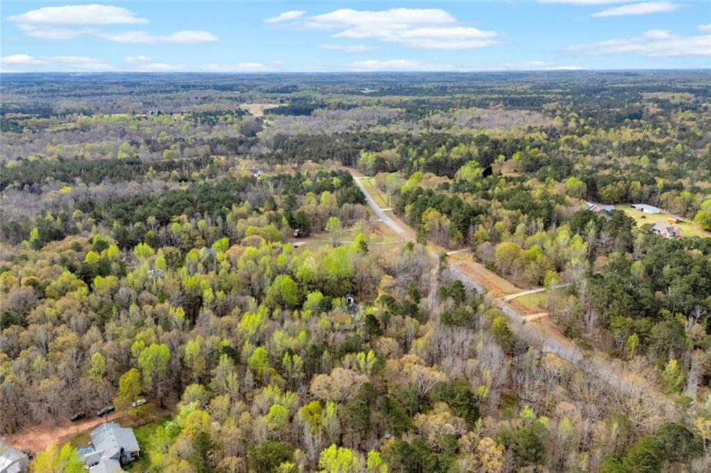 857 Cooper Road Social Circle, GA 30025 - Photo 63 of 88 an aerial view of residential houses with outdoor space and trees
