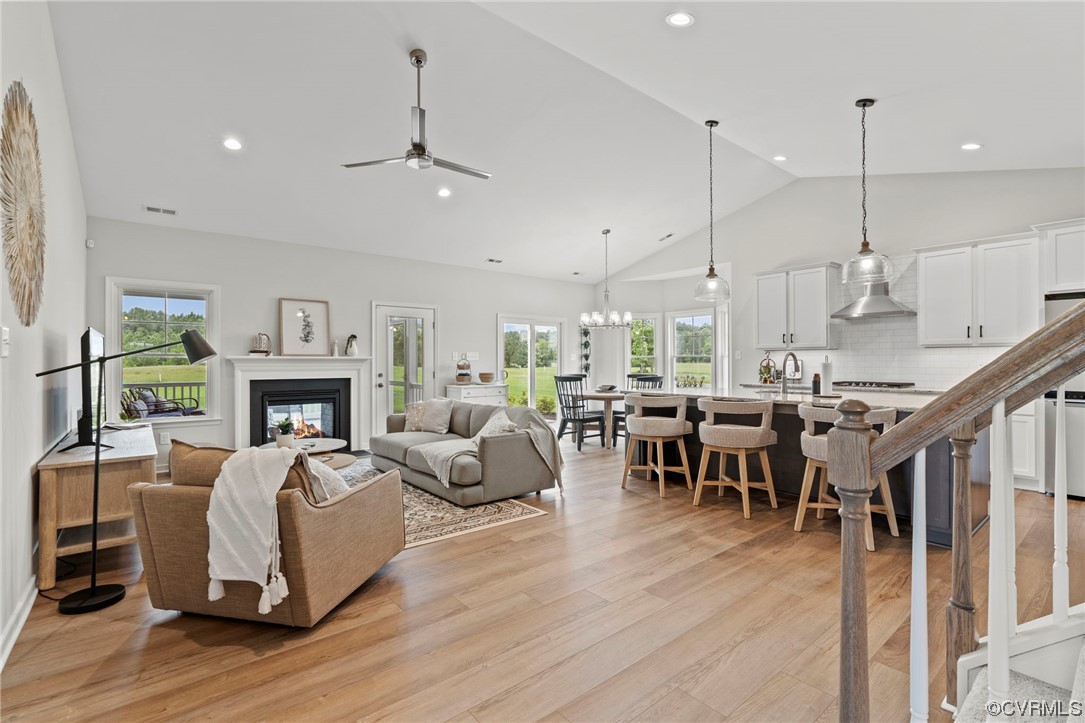 Tbd Atlee Road Mechanicsville, VA 23116 - Photo 10 of 32 Living room featuring sink, light hardwood / wood-
