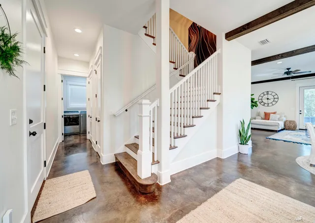 a view of entryway and hall