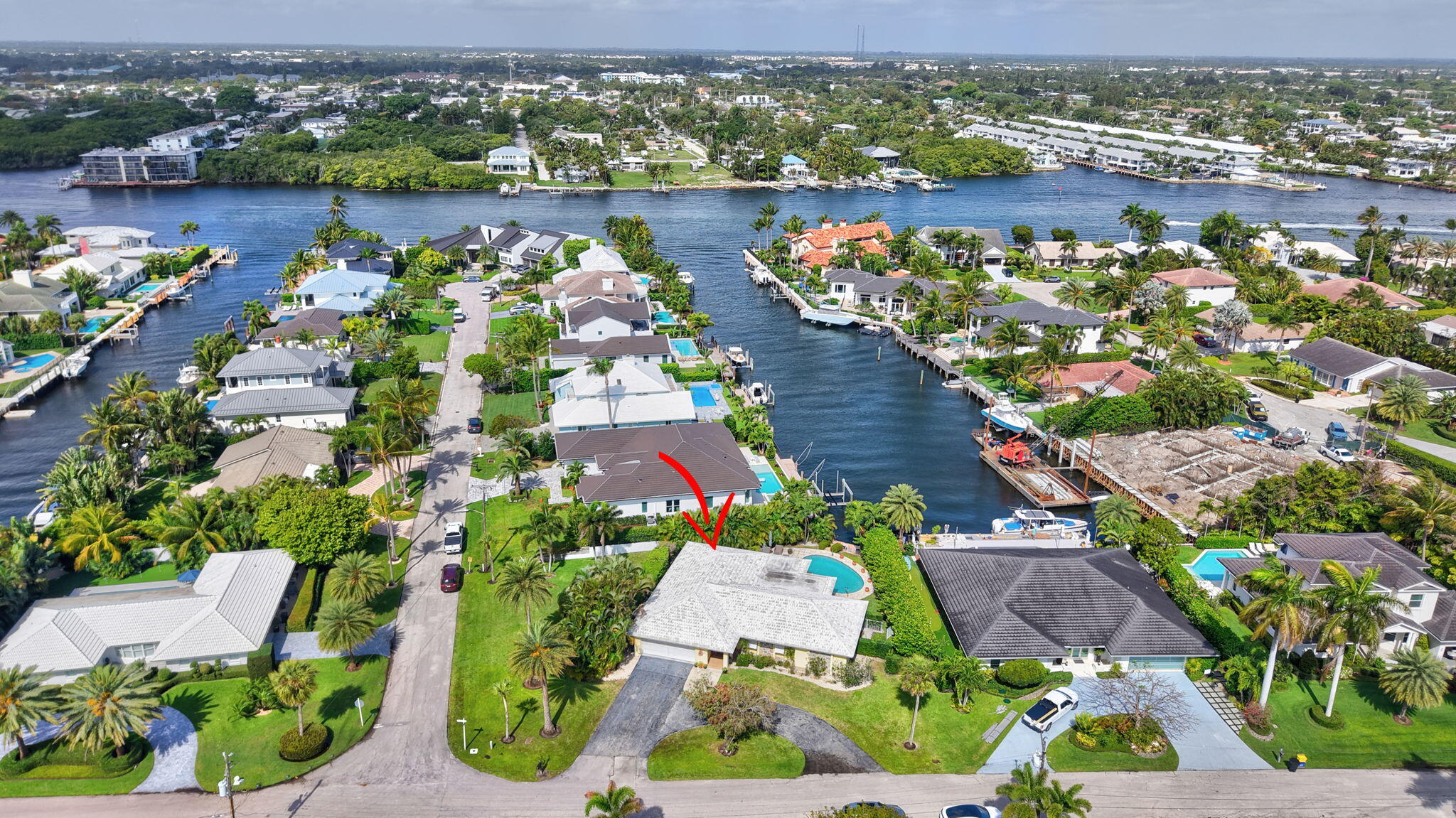30 Spanish River Drive Ocean Ridge, FL 33435 - Photo 56 of 68 an aerial view of a city