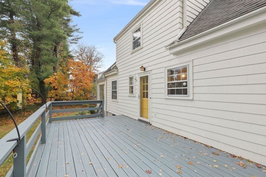 1297 Old Worcester Road Framingham, MA 01701 - Photo 34 of 41 a view of outdoor space with deck and wooden floor