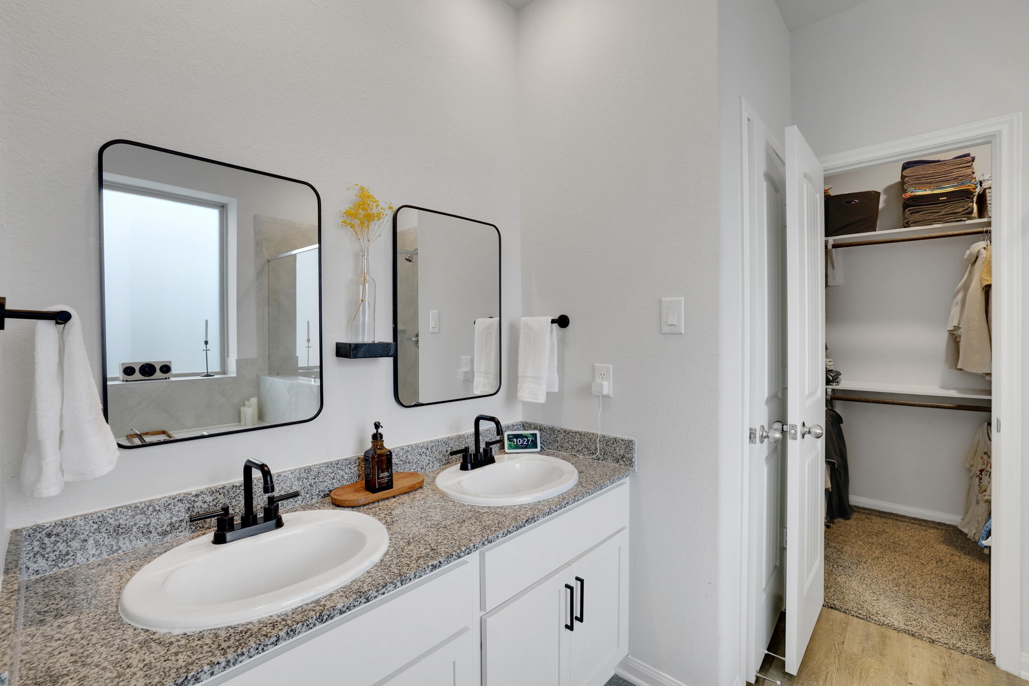 11208 Danny Lane Willis, TX 77318 - Photo 24 of 43 a bathroom with a sink and a mirror