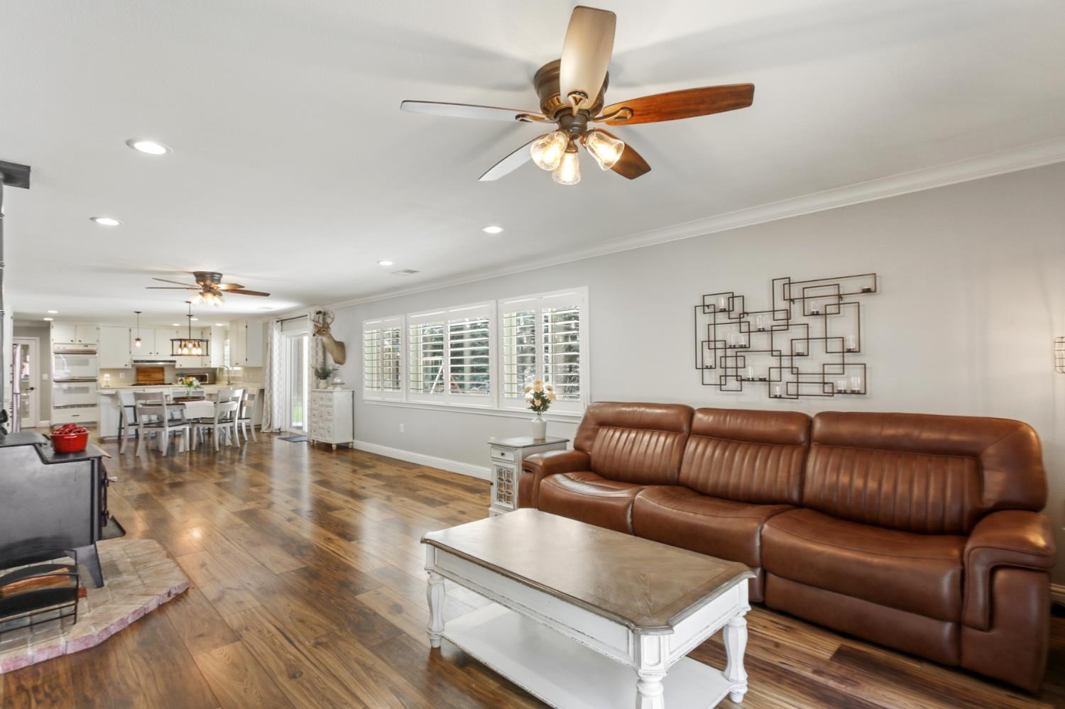 33837 Nary Red Road Alta, CA 95701 - Photo 29 of 74 a living room with furniture a ceiling fan and a flat screen tv