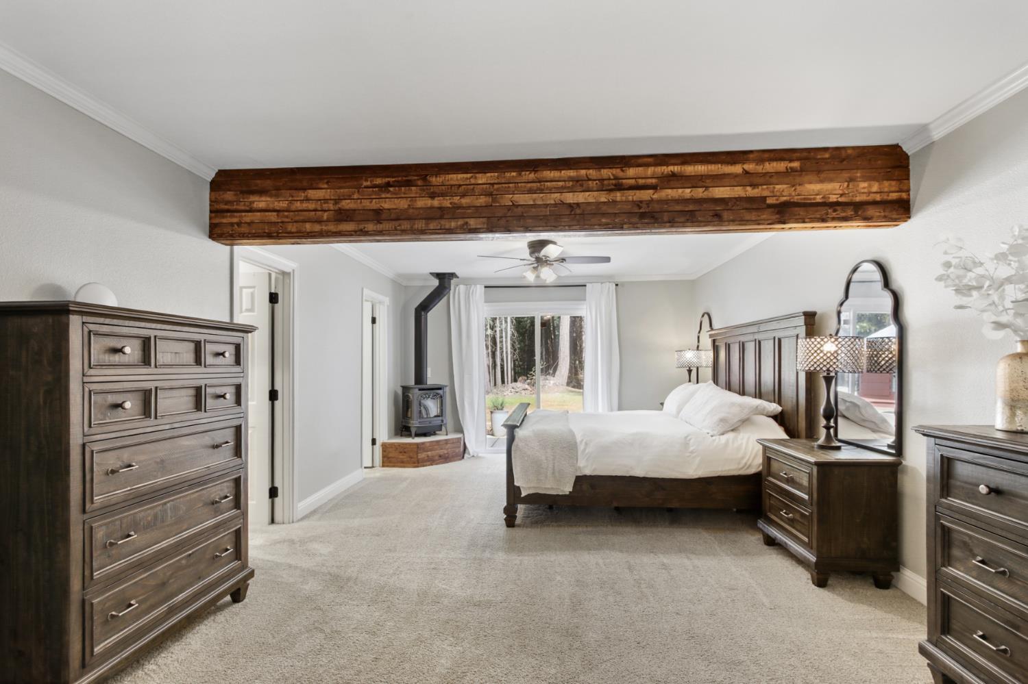 33837 Nary Red Road Alta, CA 95701 - Photo 43 of 74 a bed room with a bed and a television
