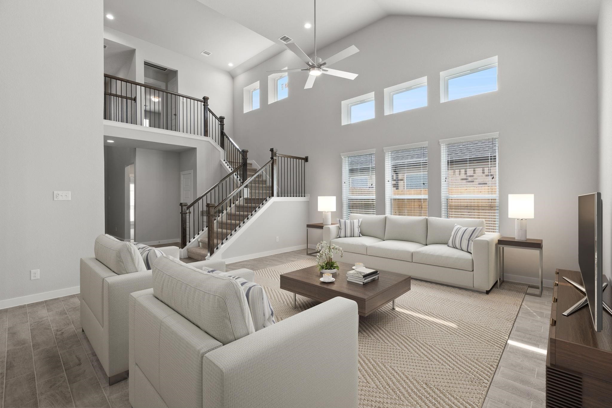 15715 Telge Ridge Lane Cypress, TX 77429 - Photo 20 of 48 a living room with furniture and a large window