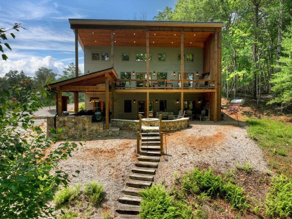 558 Tipton Springs Road Morganton, GA 30560 - Photo 42 of 66 front view of a house with a yard