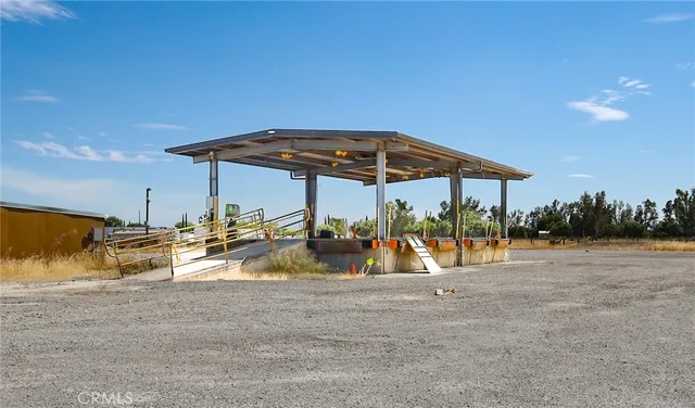 a view of a park with chairs