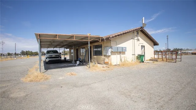 a view of a house with a patio