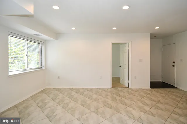 a view of an empty room