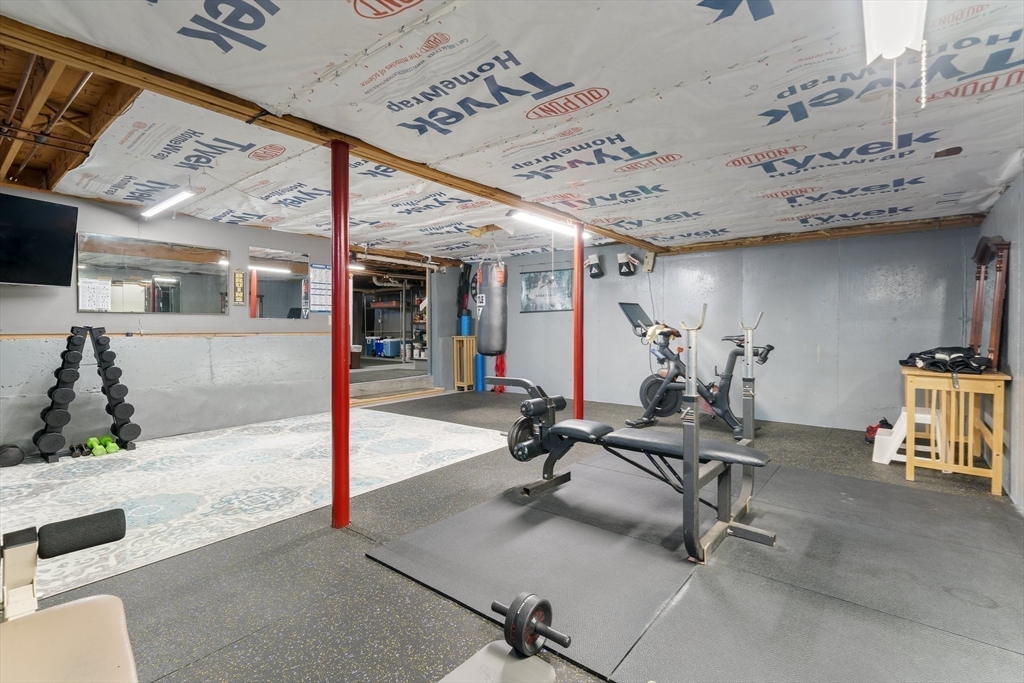 9 Riverside Road Billerica, MA 01821 - Photo 29 of 42 a view of a room with gym equipment
