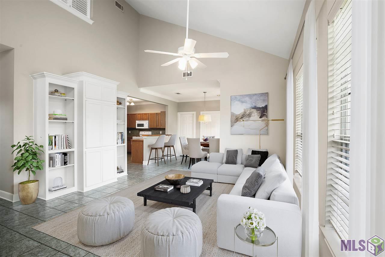 virtually staged living room