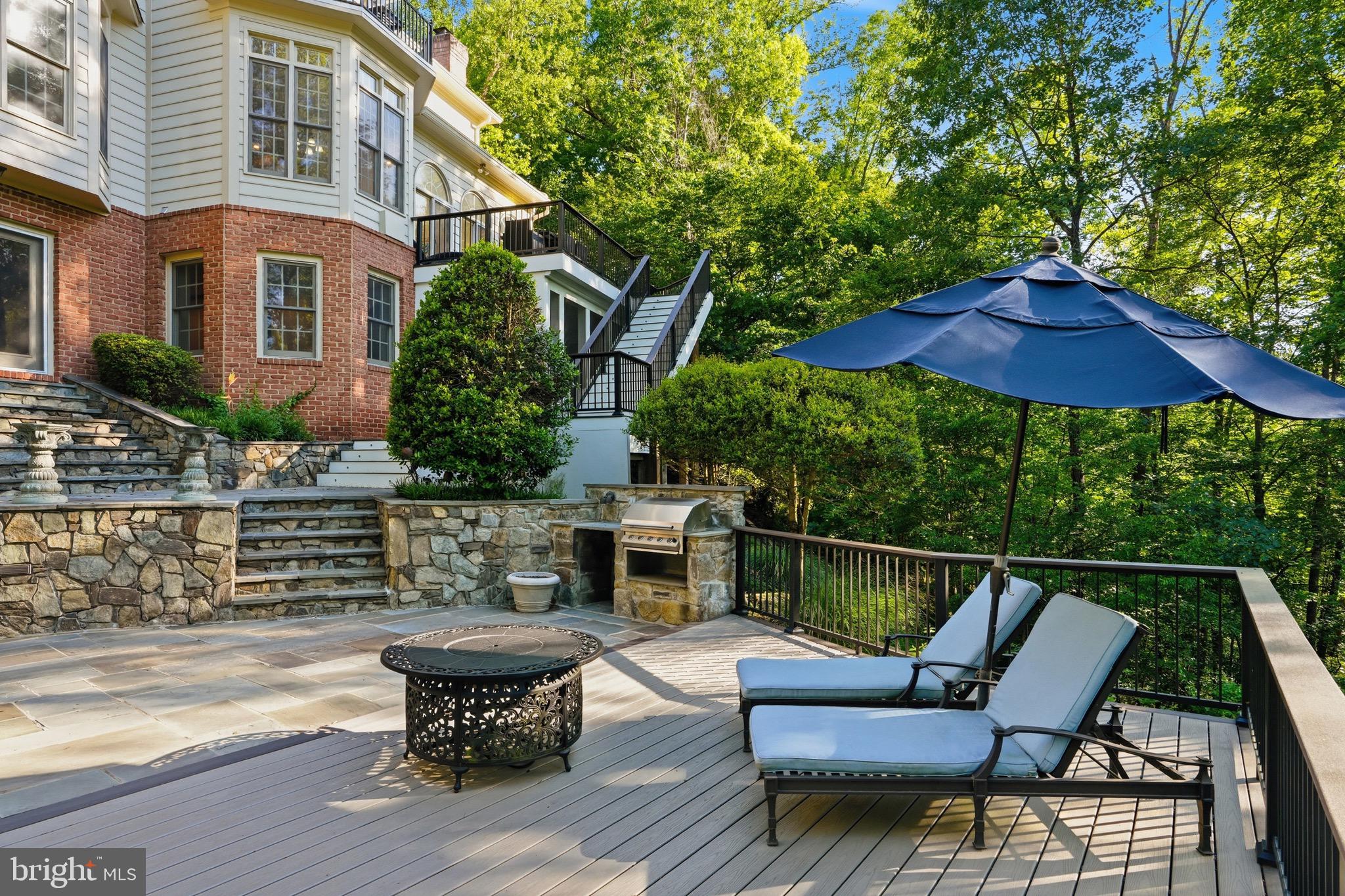 891 Chinquapin Road McLean, VA 22102 - Photo 74 of 78 Built in Grill plus fire pit