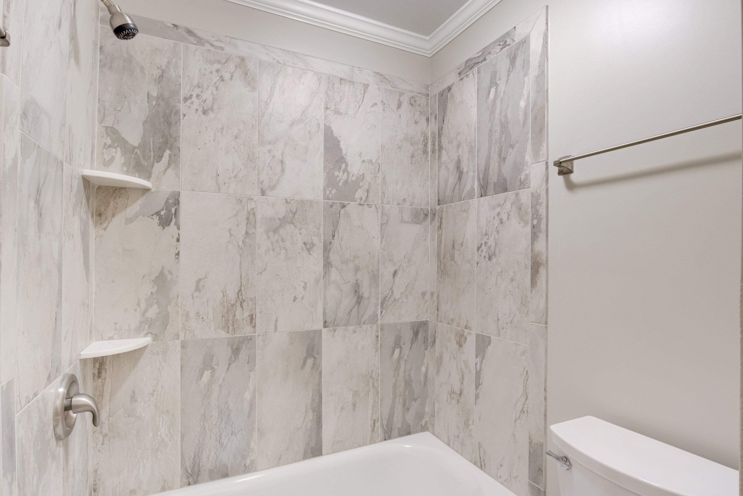 821 Green Ridge Drive Raleigh, NC 27609 - Photo 31 of 38 Hall Tub Shower