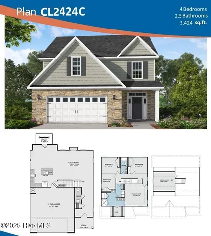 $344,900 | 60 Pikewood Court, Lillington, NC 27546