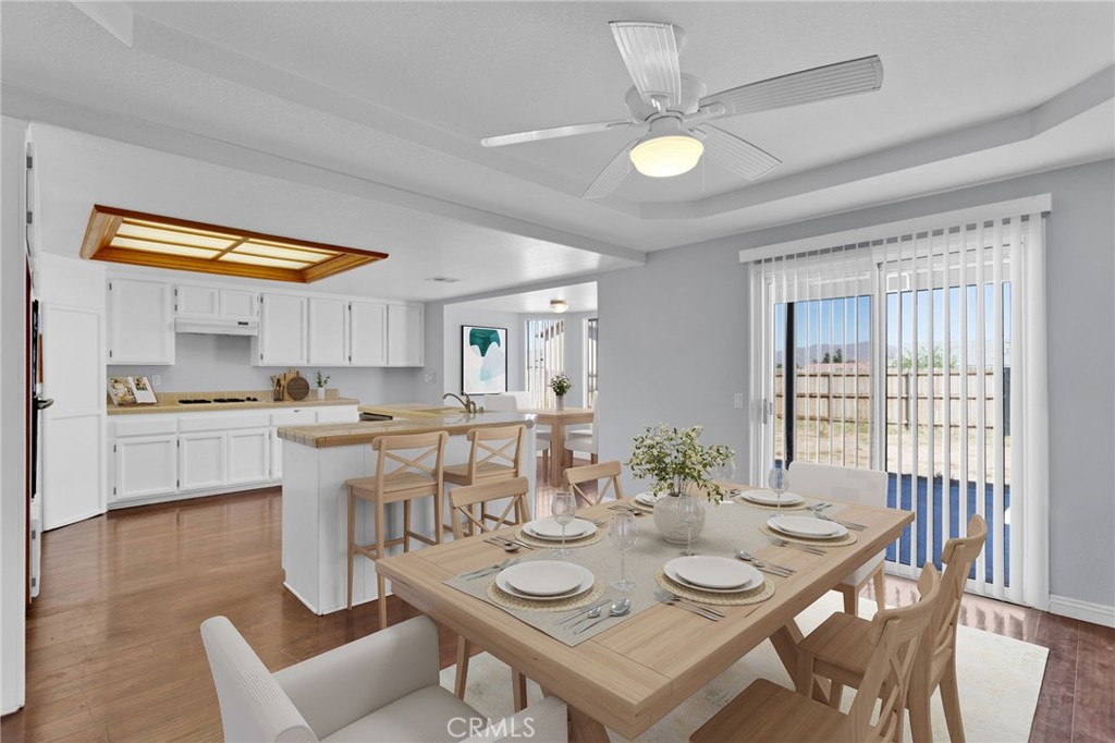 12275 Tesuque Road Apple Valley, CA 92308 - Photo 5 of 53 Virtually staged dining room/ kitchen