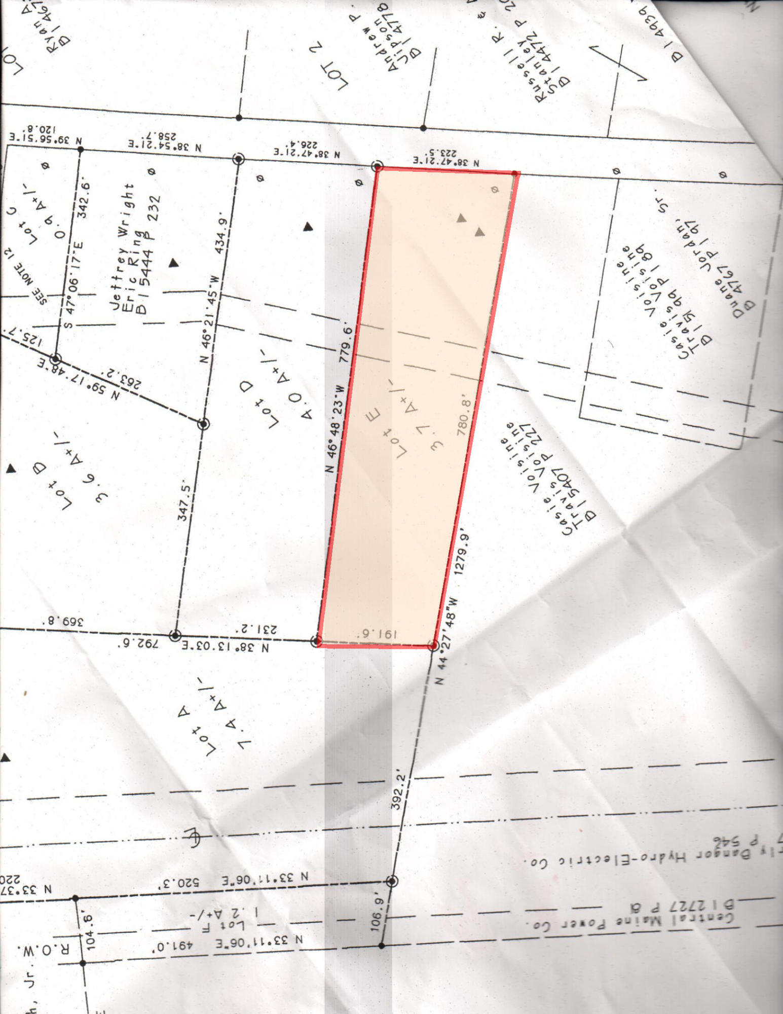 Lot E South Chester Road Chester, ME 04457 - Photo 1 of 4 Lot E Map
