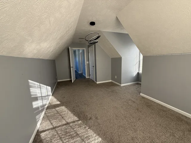 a view of a hallway with entryway