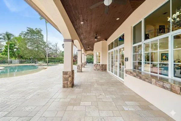 a view of a house with a porch