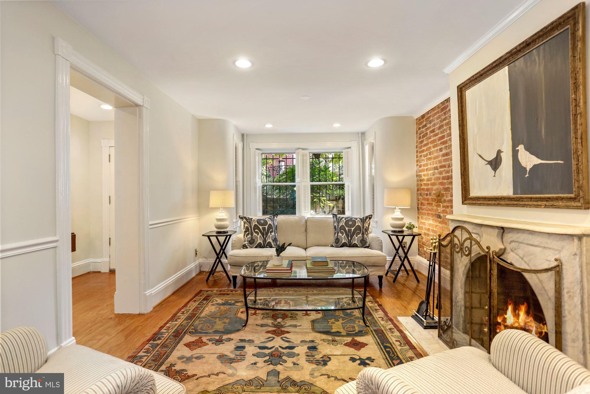 107 5th Street Southeast Washington, DC 20003 - Photo 18 of 32 Family off kitchen is warm and inviting