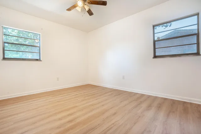 wooden floor in an empty room