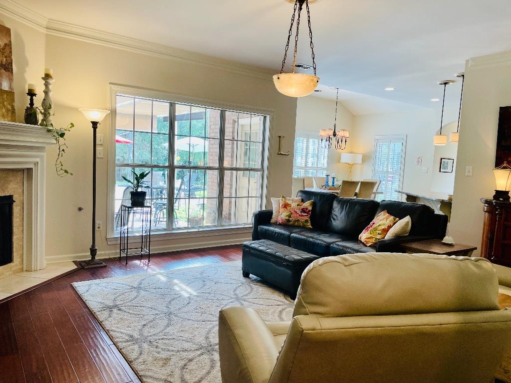 106 Mindy Circle Collierville, TN 38017 - Photo 5 of 25 a living room with furniture and a chandelier
