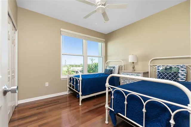 a room with a workspace