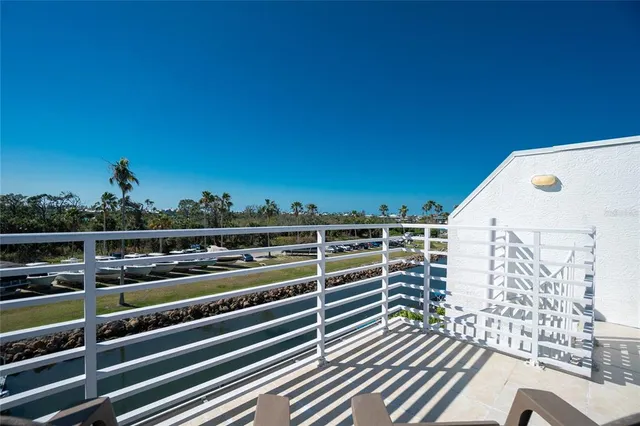 a view of a city and ocean view