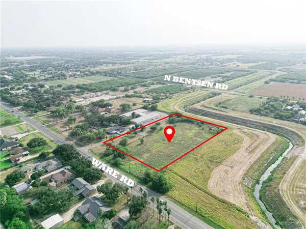 an aerial view of beach and city view