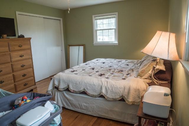 5072 Old Pike Road Pilot, VA 24138 - Photo 21 of 55 a bedroom with a bed and a window