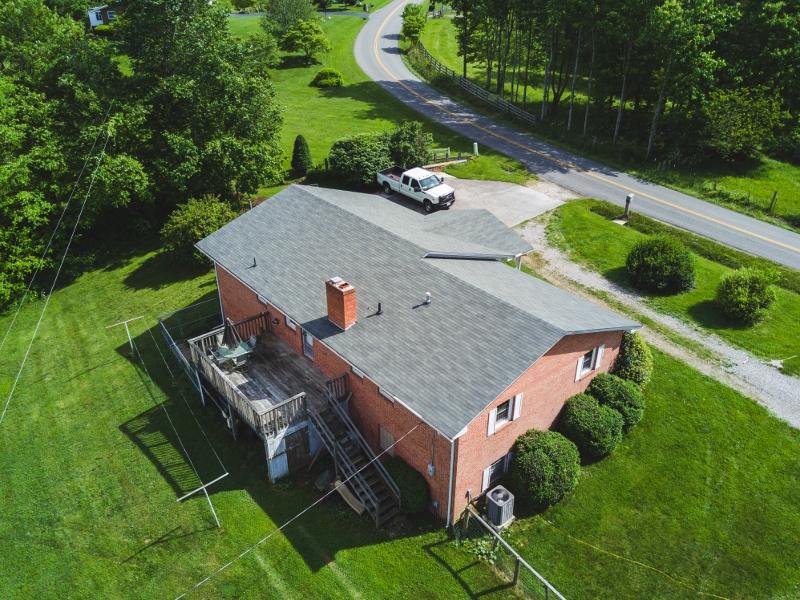 5072 Old Pike Road Pilot, VA 24138 - Photo 50 of 55 an aerial view of a house having yard