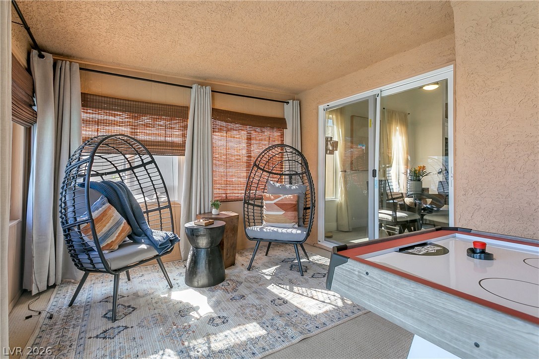 101 Beaver Ridge Avenue North Las Vegas, NV 89031 - Photo 30 of 42 An inviting covered patio offers a relaxing space for leisure and entertainment.