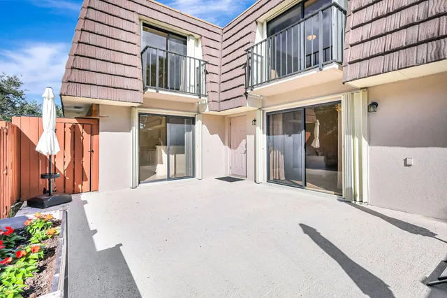 a front view of a building