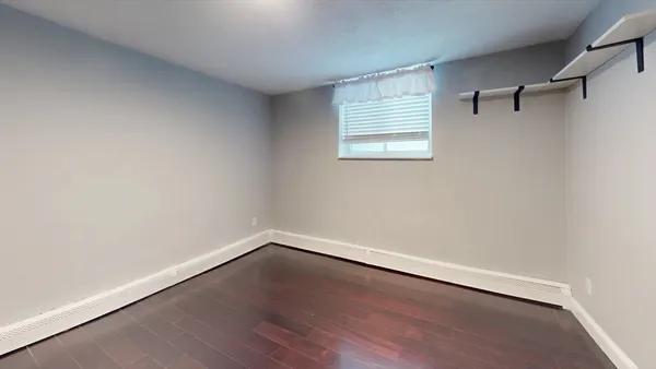 wooden floor in an empty room