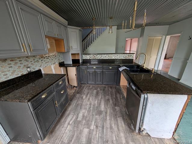 398 Angola Road Cornwall, NY 12518 - Photo 4 of 12 a kitchen with granite countertop a sink stove and refrigerator