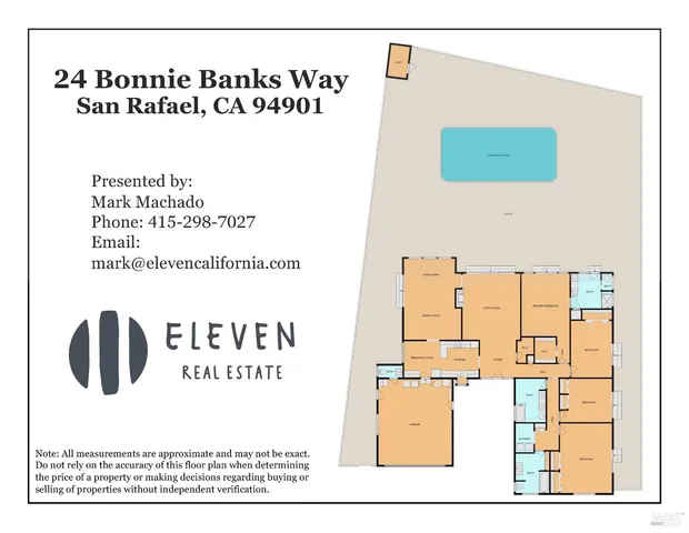 $1,795,000 | 24 Bonnie Banks Way, San Rafael, CA 94901