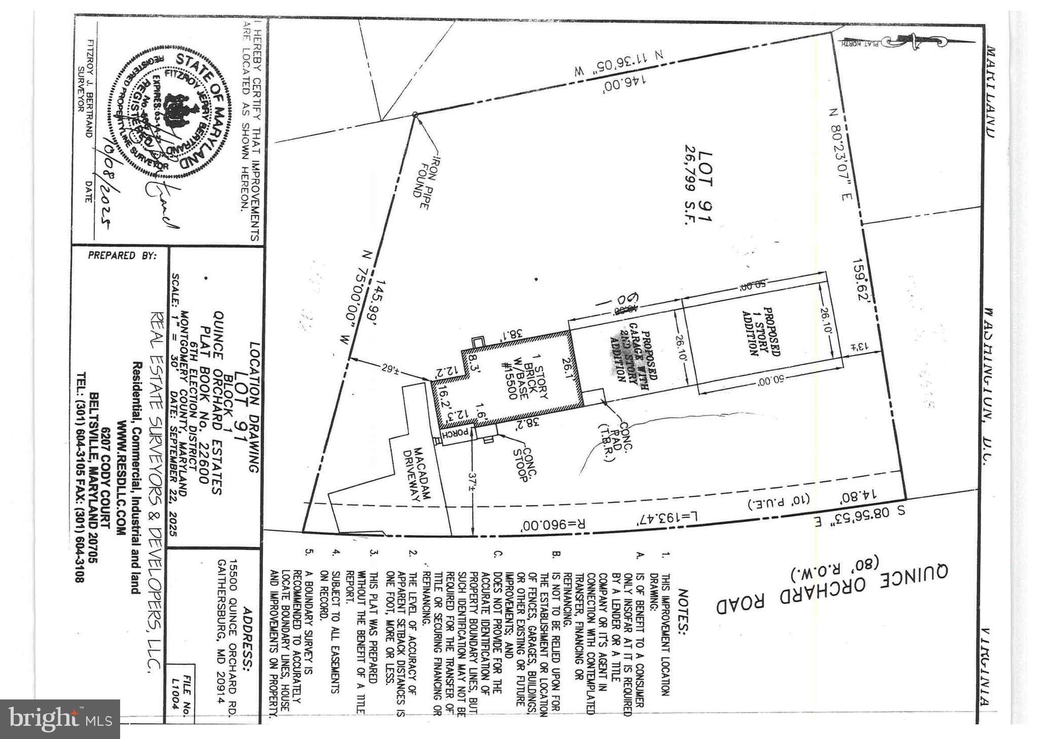 15500 Quince Orchard Road Gaithersburg, MD 20878 - Photo 11 of 11 Design addition 2 proposal