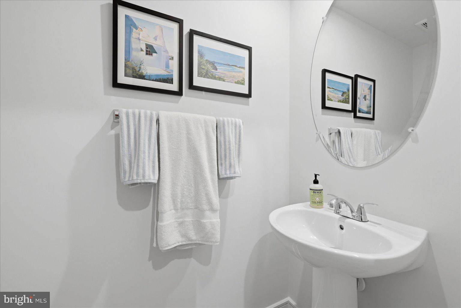 121 Checkerspot Way White Post, VA 22663 - Photo 19 of 65 a bathroom with a sink and a mirror