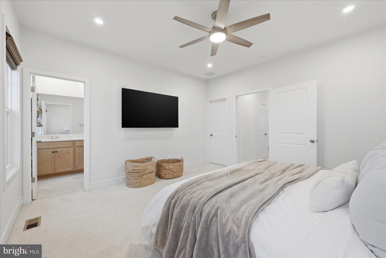 121 Checkerspot Way White Post, VA 22663 - Photo 22 of 65 a bedroom with a bed and a flat screen tv