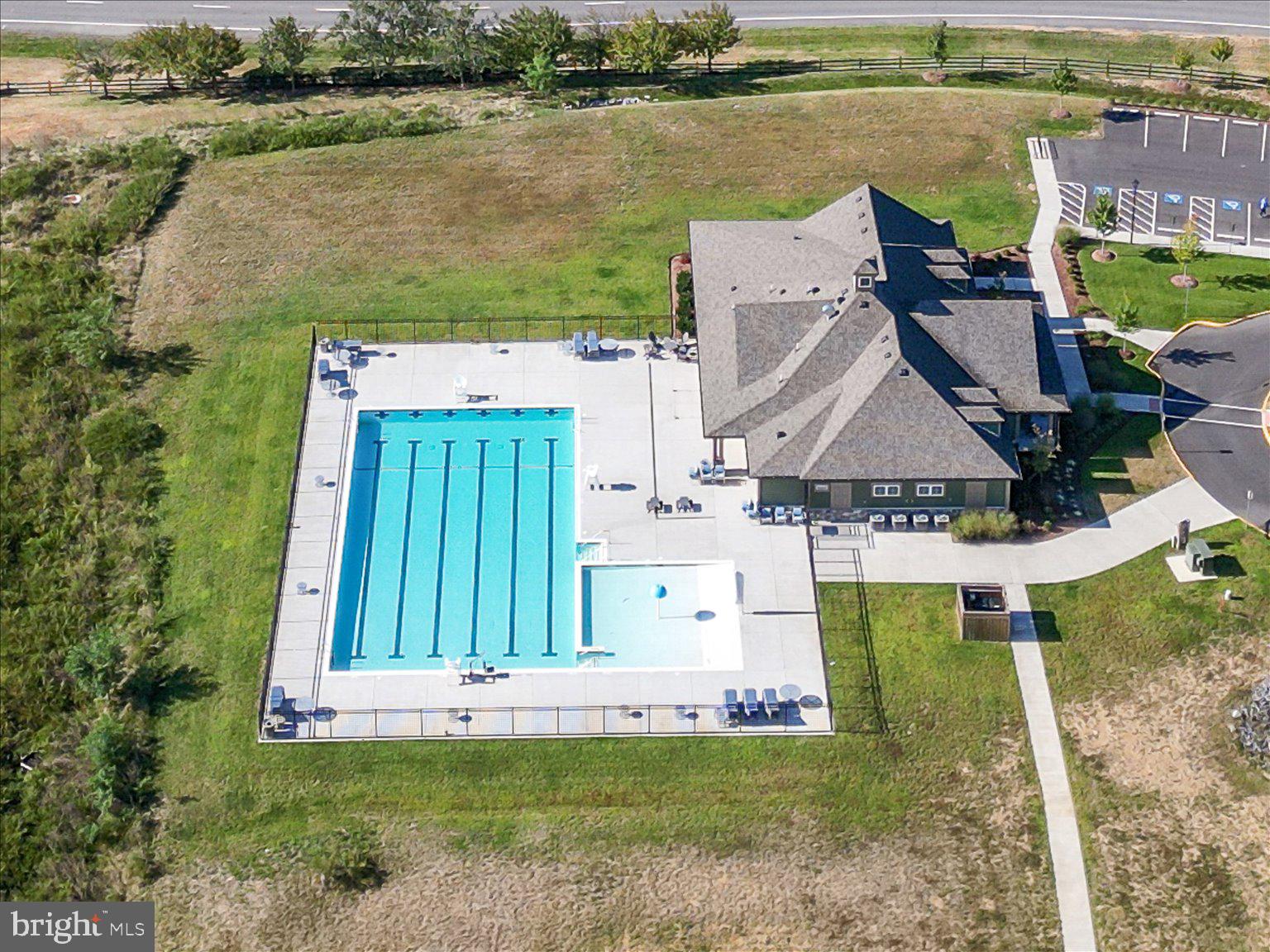 121 Checkerspot Way White Post, VA 22663 - Photo 38 of 65 an aerial view of a house with garden space and lake view
