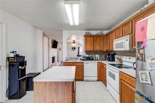 a room with furniture and windows