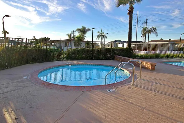 a view of outdoor space with seating