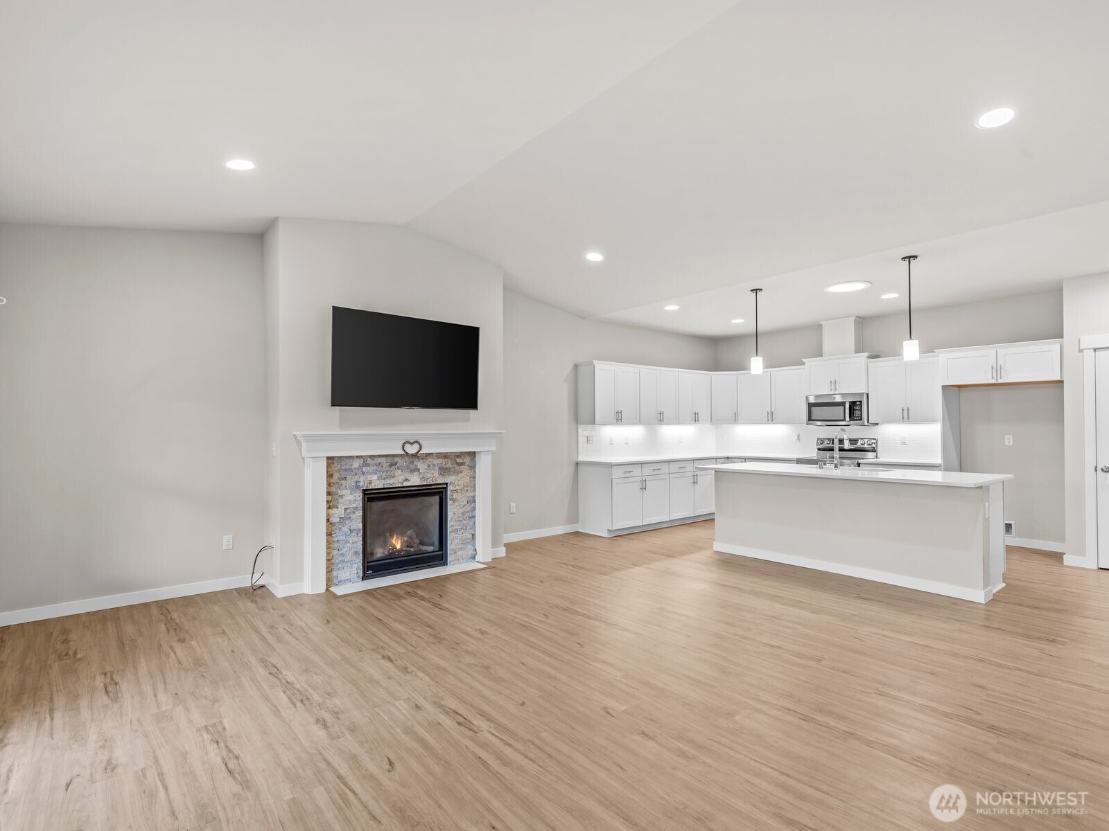 742 Parkland Loop Sedro-Woolley, WA 98284 - Photo 13 of 33 a view of kitchen with granite countertop lots of counter top space and stainless steel appliances
