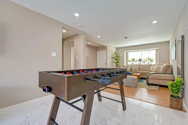 a room with furniture and a window