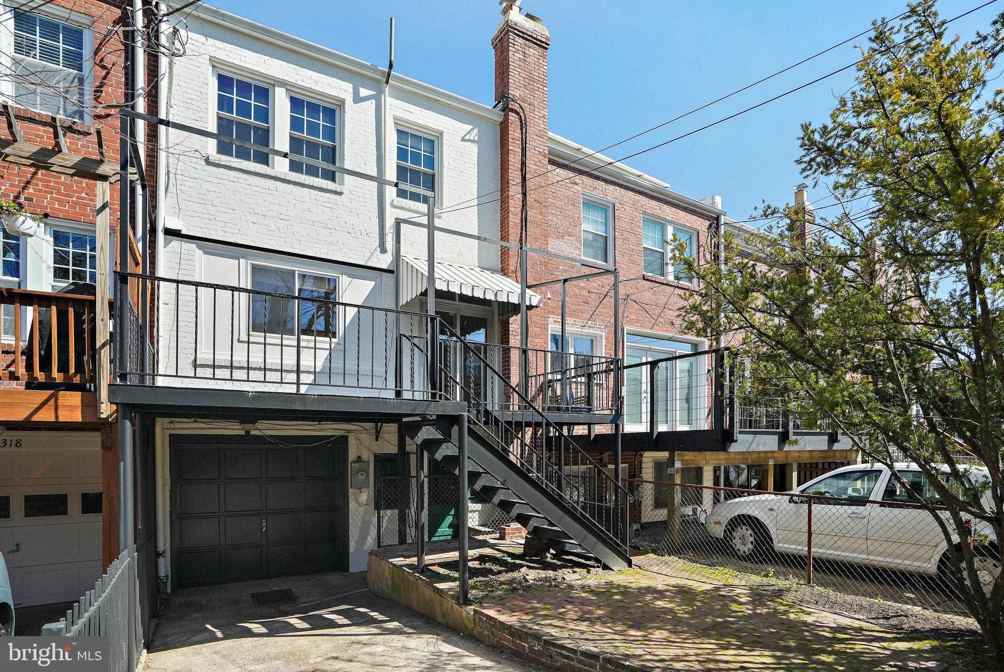 2316 39th Street Northwest Washington, DC 20007 - Photo 3 of 5 Garage Parking & Driveway