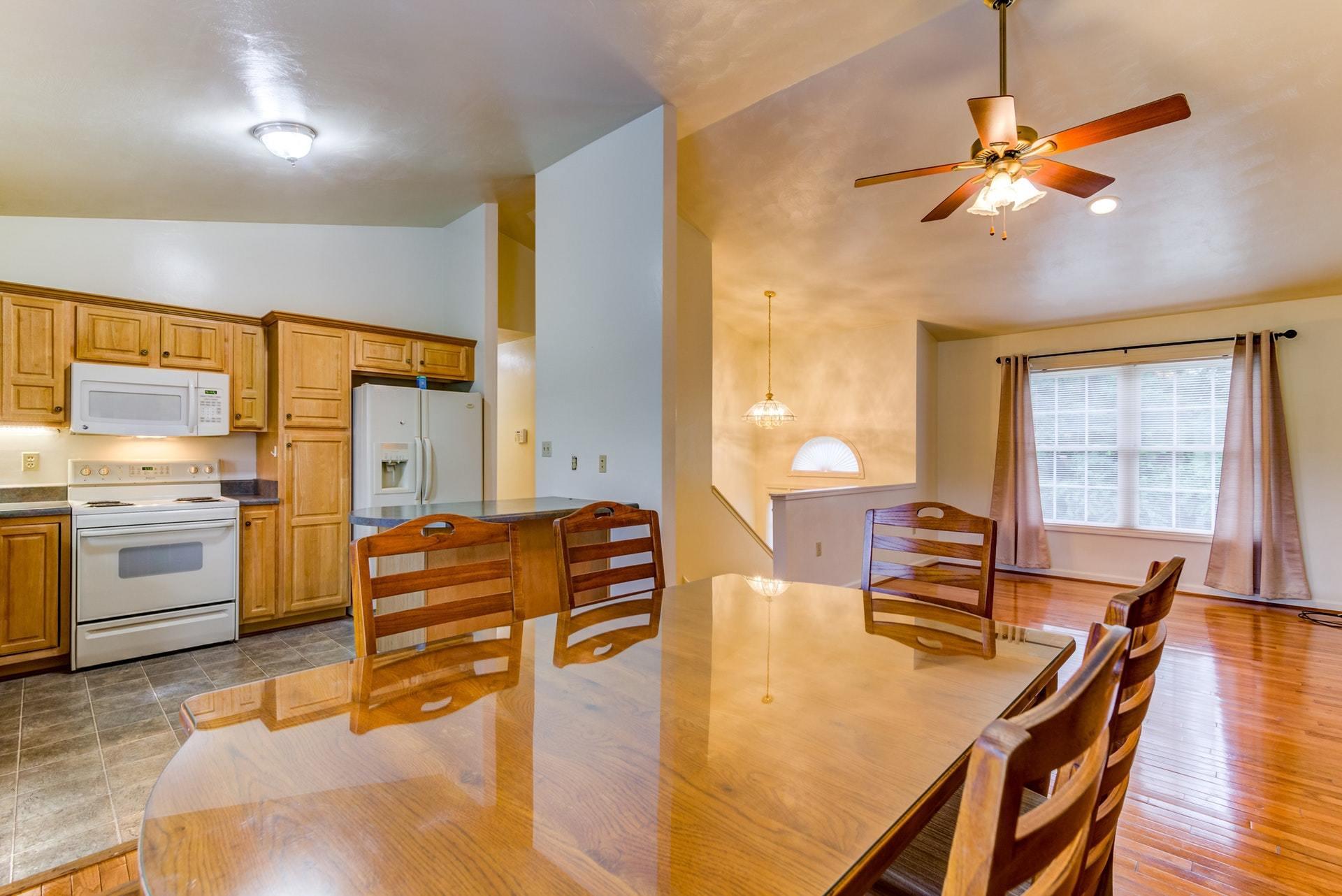1632 Meadows Road Vinton, VA 24179 - Photo 8 of 47 a living room with stainless steel appliances kitchen island granite countertop furniture and a kitchen view