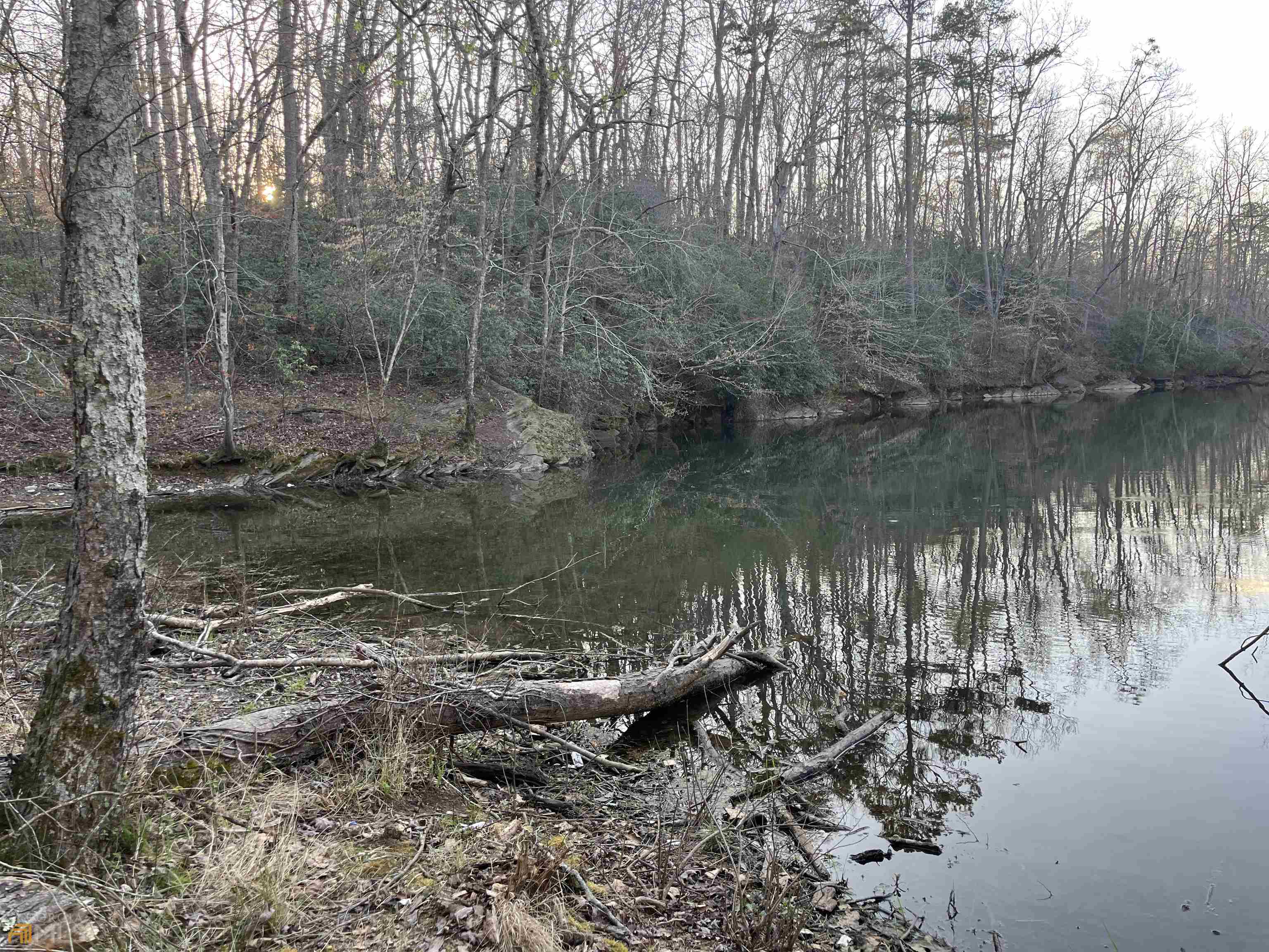 3720 McEver Road Oakwood, GA 30566 - Photo 35 of 73 a view of a lake with a forest